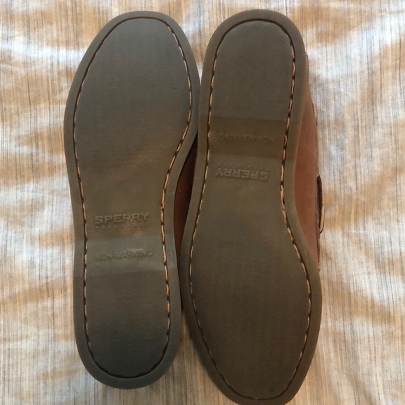 Sherry’s 2 eye Sahara brown boat shoes - Picture 5 of 5